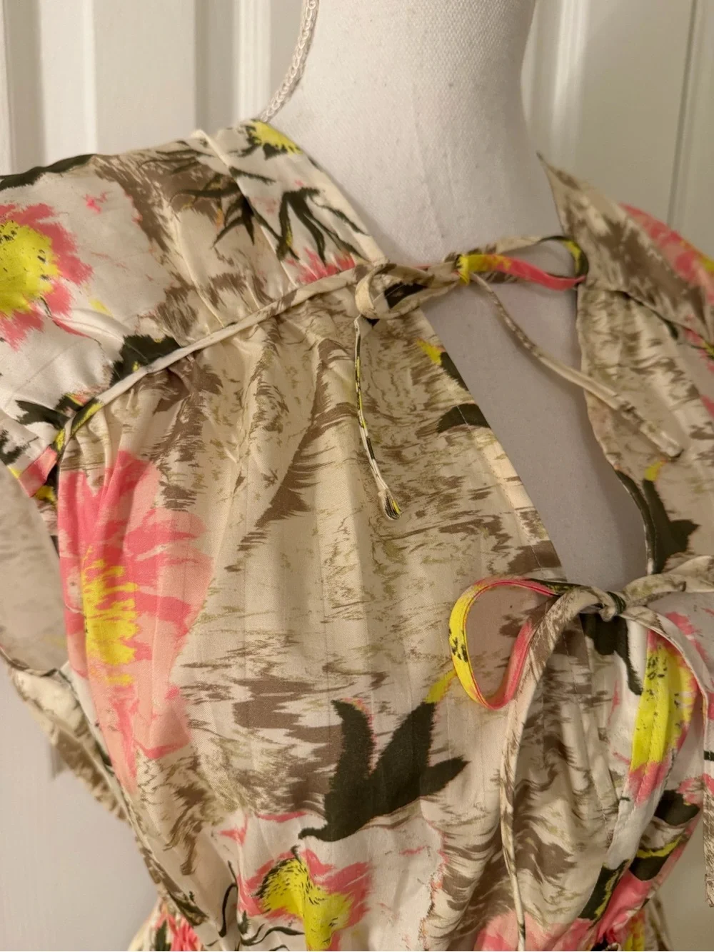 Derek Lam 10 Crosby Caroline Double Tie Top NWT! - Picture 12 of 12